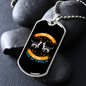 The God of Frolic Necklace Stainless Steel or 18k Gold Dog Tag 24" Chain-Express Your Love Gifts