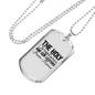 The Holy Scriptures Christian Necklace Stainless Steel or 18k Gold Dog Tag 24" Chain-Express Your Love Gifts