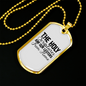 The Holy Scriptures Christian Necklace Stainless Steel or 18k Gold Dog Tag 24" Chain-Express Your Love Gifts
