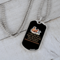 The Horse Wrote History Horse Necklace Stainless Steel or 18k Gold Dog Tag 24" Chain-Express Your Love Gifts