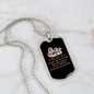 The Horse Wrote History Horse Necklace Stainless Steel or 18k Gold Dog Tag 24" Chain-Express Your Love Gifts