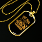 The Hunting Legend Myth Necklace Stainless Steel or 18k Gold Dog Tag 24" Chain-Express Your Love Gifts