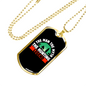 The Hunting Legend Necklace Stainless Steel or 18k Gold Dog Tag 24" Chain-Express Your Love Gifts