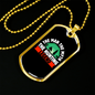 The Hunting Legend Necklace Stainless Steel or 18k Gold Dog Tag 24" Chain-Express Your Love Gifts