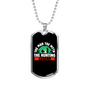The Hunting Legend Necklace Stainless Steel or 18k Gold Dog Tag 24" Chain-Express Your Love Gifts