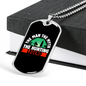 The Hunting Legend Necklace Stainless Steel or 18k Gold Dog Tag 24" Chain-Express Your Love Gifts