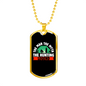The Hunting Legend Necklace Stainless Steel or 18k Gold Dog Tag 24" Chain-Express Your Love Gifts