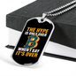 The Hype Crypto Necklace Stainless Steel or 18k Gold Dog Tag 24" Chain-Express Your Love Gifts