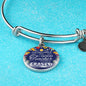 The Influence Of A Great Teacher Circle Pendant Bangle Stainless Steel or 18k Gold 18-22"-Express Your Love Gifts