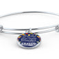 The Influence Of A Great Teacher Circle Pendant Bangle Stainless Steel or 18k Gold 18-22"-Express Your Love Gifts