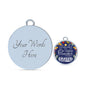 The Influence Of A Great Teacher Circle Pendant Bangle Stainless Steel or 18k Gold 18-22"-Express Your Love Gifts