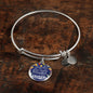 The Influence Of A Great Teacher Circle Pendant Bangle Stainless Steel or 18k Gold 18-22"-Express Your Love Gifts
