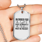 The Light Shine Christian Necklace Stainless Steel or 18k Gold Dog Tag 24" Chain-Express Your Love Gifts