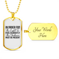 The Light Shine Christian Necklace Stainless Steel or 18k Gold Dog Tag 24" Chain-Express Your Love Gifts