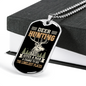The Loneliest Places Necklace Stainless Steel or 18k Gold Dog Tag 24" Chain-Express Your Love Gifts