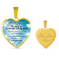 The Lord Is My Strength And My Shield Stainless Steel or 18k Gold Heart Pendant Necklace 18-22"-Express Your Love Gifts