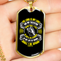 The Lord My Light Christian Necklace Stainless Steel or 18k Gold Dog Tag 24" Chain-Express Your Love Gifts