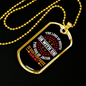 The Lord Of Hosts Christian Necklace Stainless Steel or 18k Gold Dog Tag 24" Chain-Express Your Love Gifts