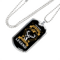 The Man The Hunting Legend Necklace Stainless Steel or 18k Gold Dog Tag 24" Chain-Express Your Love Gifts
