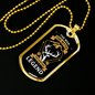 The Man The Hunting Legend Necklace Stainless Steel or 18k Gold Dog Tag 24" Chain-Express Your Love Gifts