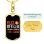 The Man The Myth The Legend Keychain Stainless Steel or 18k Gold Dog Tag Keyring-Express Your Love Gifts