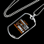 The Meaning of Love Necklace Stainless Steel or 18k Gold Dog Tag 24" Chain-Express Your Love Gifts