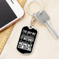 The Moment We Join Keychain Stainless Steel or 18k Gold Dog Tag Keyring-Express Your Love Gifts