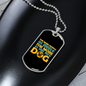 The More I Love My Dog Necklace Stainless Steel or 18k Gold Dog Tag 24" Chain-Express Your Love Gifts