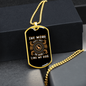 The More People Brown Necklace Stainless Steel or 18k Gold Dog Tag 24" Chain-Express Your Love Gifts