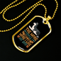 The More People Necklace Stainless Steel or 18k Gold Dog Tag 24" Chain-Express Your Love Gifts