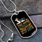 The More People Necklace Stainless Steel or 18k Gold Dog Tag 24" Chain-Express Your Love Gifts