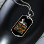 The More People Necklace Stainless Steel or 18k Gold Dog Tag 24" Chain-Express Your Love Gifts