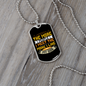 The More People Yellow Necklace Stainless Steel or 18k Gold Dog Tag 24" Chain-Express Your Love Gifts