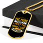 The More People Yellow Necklace Stainless Steel or 18k Gold Dog Tag 24" Chain-Express Your Love Gifts