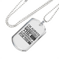 The Next Dream Hunting Necklace Stainless Steel or 18k Gold Dog Tag 24" Chain-Express Your Love Gifts