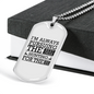 The Next Dream Hunting Necklace Stainless Steel or 18k Gold Dog Tag 24" Chain-Express Your Love Gifts