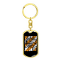 The Perfect Church Keychain Stainless Steel or 18k Gold Dog Tag Keyring-Express Your Love Gifts