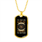 The Poor Dog Necklace Stainless Steel or 18k Gold Dog Tag 24" Chain-Express Your Love Gifts
