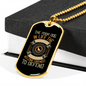 The Poor Dog Necklace Stainless Steel or 18k Gold Dog Tag 24" Chain-Express Your Love Gifts