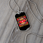 The Poor Dog Red Necklace Stainless Steel or 18k Gold Dog Tag 24" Chain-Express Your Love Gifts