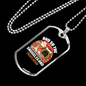 The Snuggles And Treats Begin Dog House Necklace Stainless Steel or 18k Gold Dog Tag 24" Chain-Express Your Love Gifts