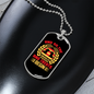 The Snuggles And Treats Necklace Stainless Steel or 18k Gold Dog Tag 24" Chain-Express Your Love Gifts