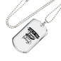 The Thing I Enjoy The Most Is Fishing Necklace Stainless Steel or 18k Gold Dog Tag 24" Chain-Express Your Love Gifts