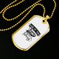 The Thing I Enjoy The Most Is Fishing Necklace Stainless Steel or 18k Gold Dog Tag 24" Chain-Express Your Love Gifts