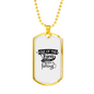 The Thing I Enjoy The Most Is Fishing Necklace Stainless Steel or 18k Gold Dog Tag 24" Chain-Express Your Love Gifts