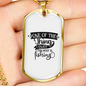 The Thing I Enjoy The Most Is Fishing Necklace Stainless Steel or 18k Gold Dog Tag 24" Chain-Express Your Love Gifts