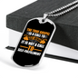The True Gospel Necklace Stainless Steel or 18k Gold Dog Tag 24" Chain-Express Your Love Gifts