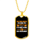 The True Gospel Necklace Stainless Steel or 18k Gold Dog Tag 24" Chain-Express Your Love Gifts