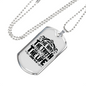 The Way The Truth Christian Necklace Stainless Steel or 18k Gold Dog Tag 24" Chain-Express Your Love Gifts