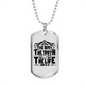 The Way The Truth Christian Necklace Stainless Steel or 18k Gold Dog Tag 24" Chain-Express Your Love Gifts